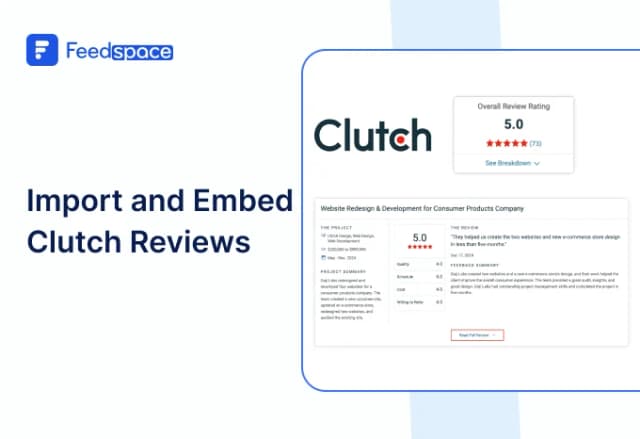 How to Import and Embed Clutch Reviews?