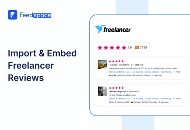 How to Import and Embed Freelancer Reviews on Your Website?