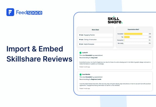 How to Embed Skillshare Reviews on Your Website?