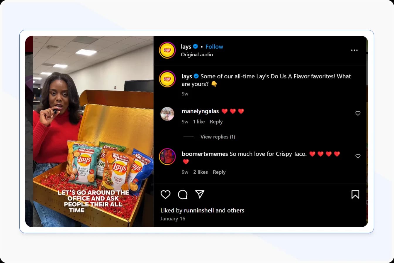 Lay's Do Us A Flavor Campaign Encouraging Consumer Participation