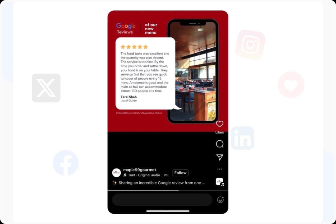 Utilize Social Media to Enhance Reviews Visibility