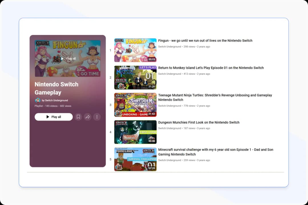 Nintendo Switch Gameplay Clips Shared by Players