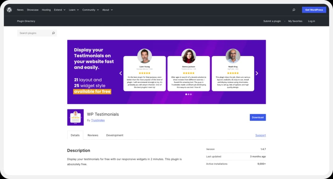 Add Testimonials to WordPress Site Easily Using  Testimonials Widget Plugin