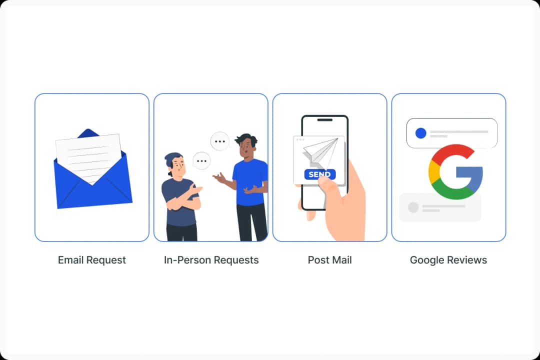 Traditional Methods for Testimonial Request
