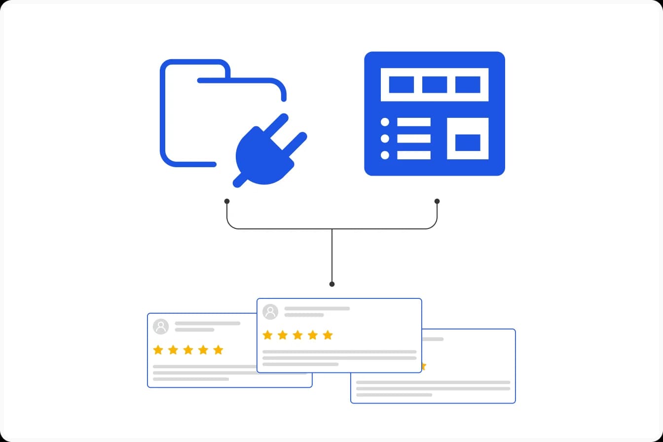 Use plugins widgets to add google reviews to your website
