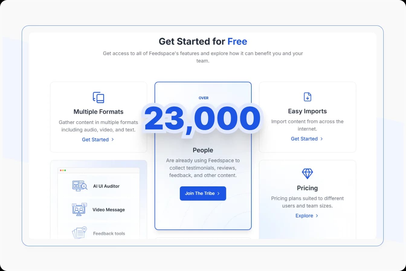 Example of social proof