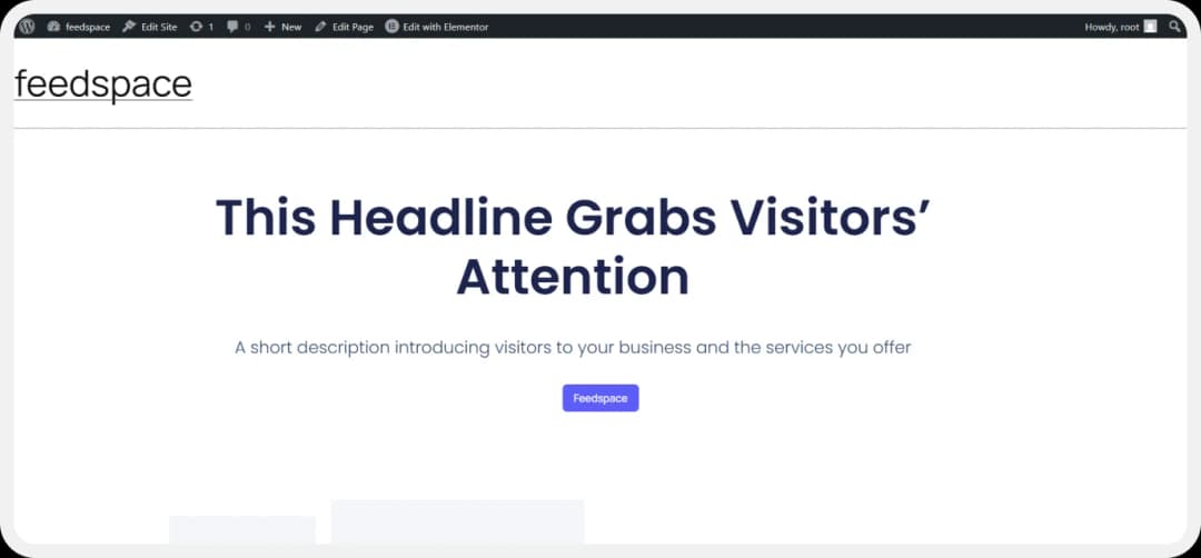 Button to collect reviews on the WordPress website