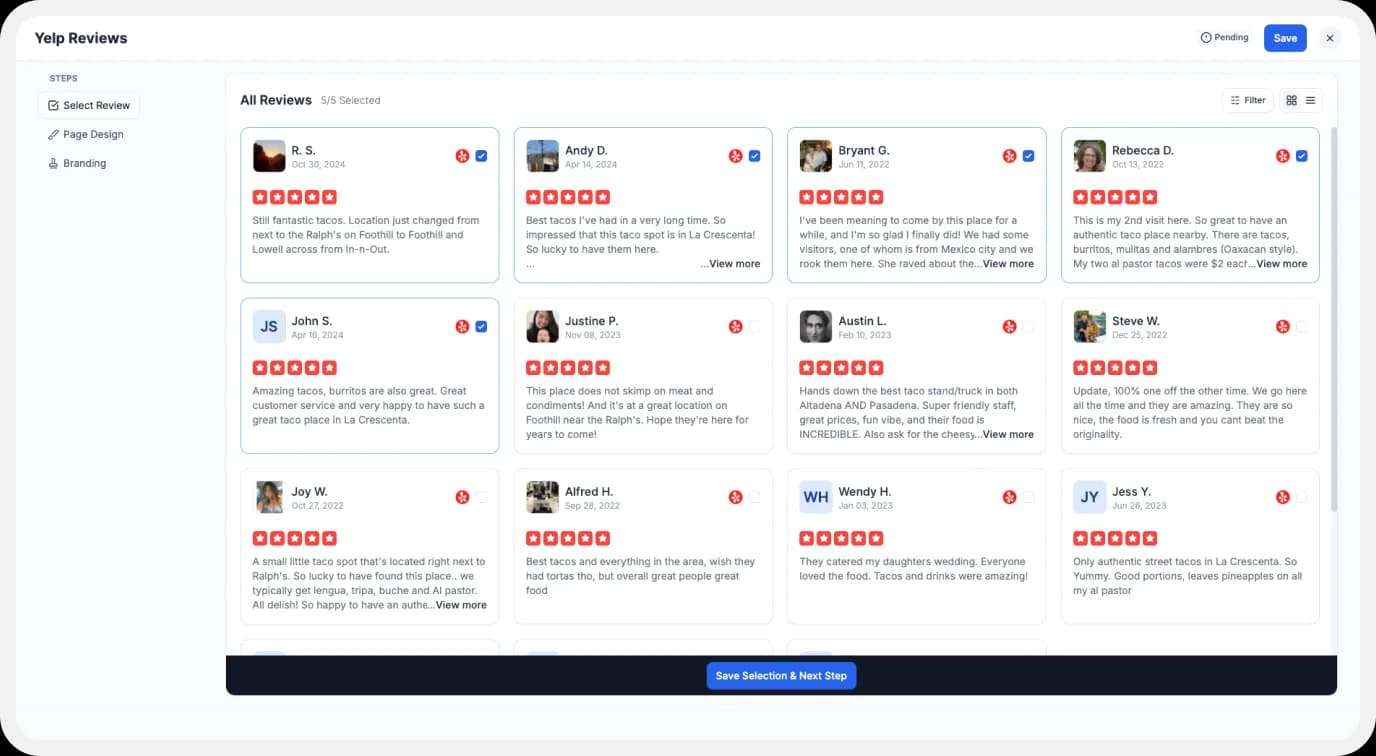 Import Facebook Review to Feedspace