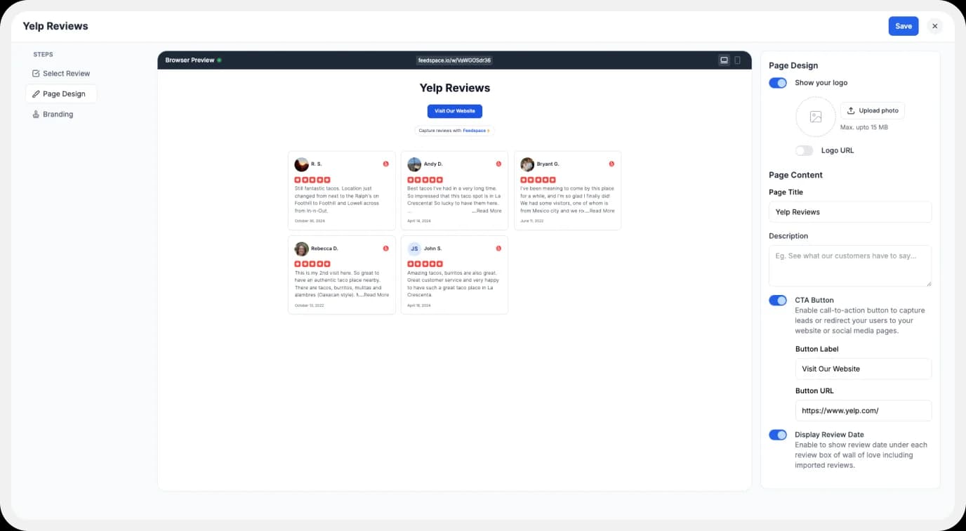 Customise Your Wall of Love