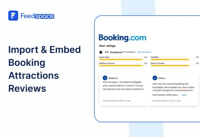 How to Embed Booking.Com Attraction Reviews on Your Website?