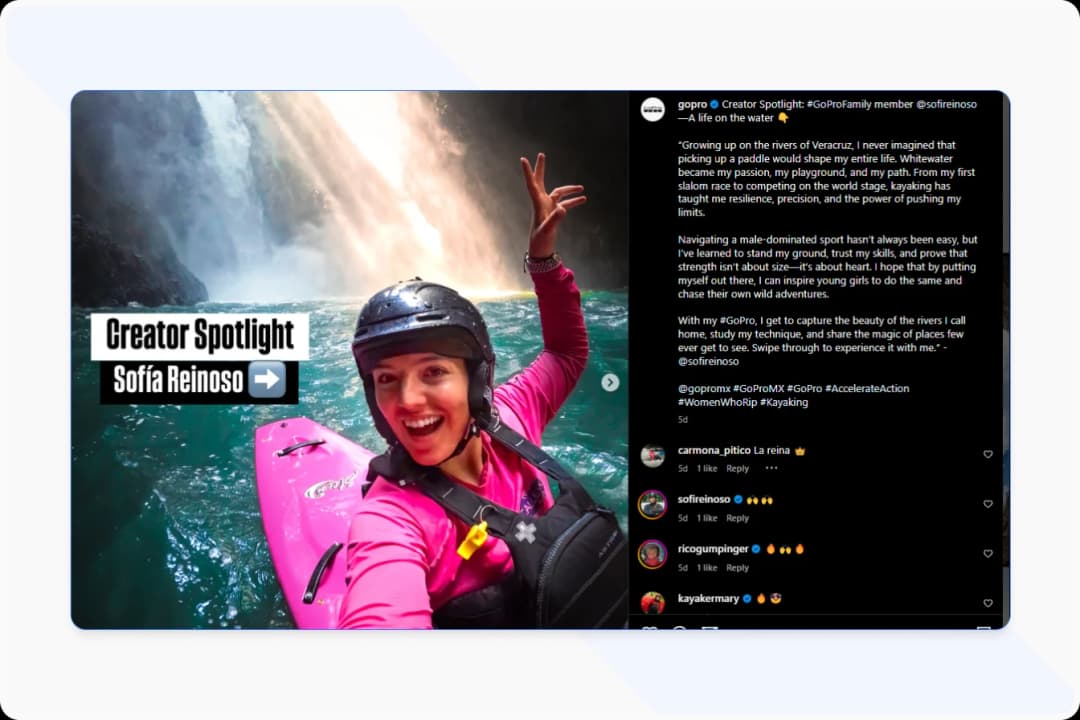 GoPro Creator Spotlight Featuring Inspiring Content Creators