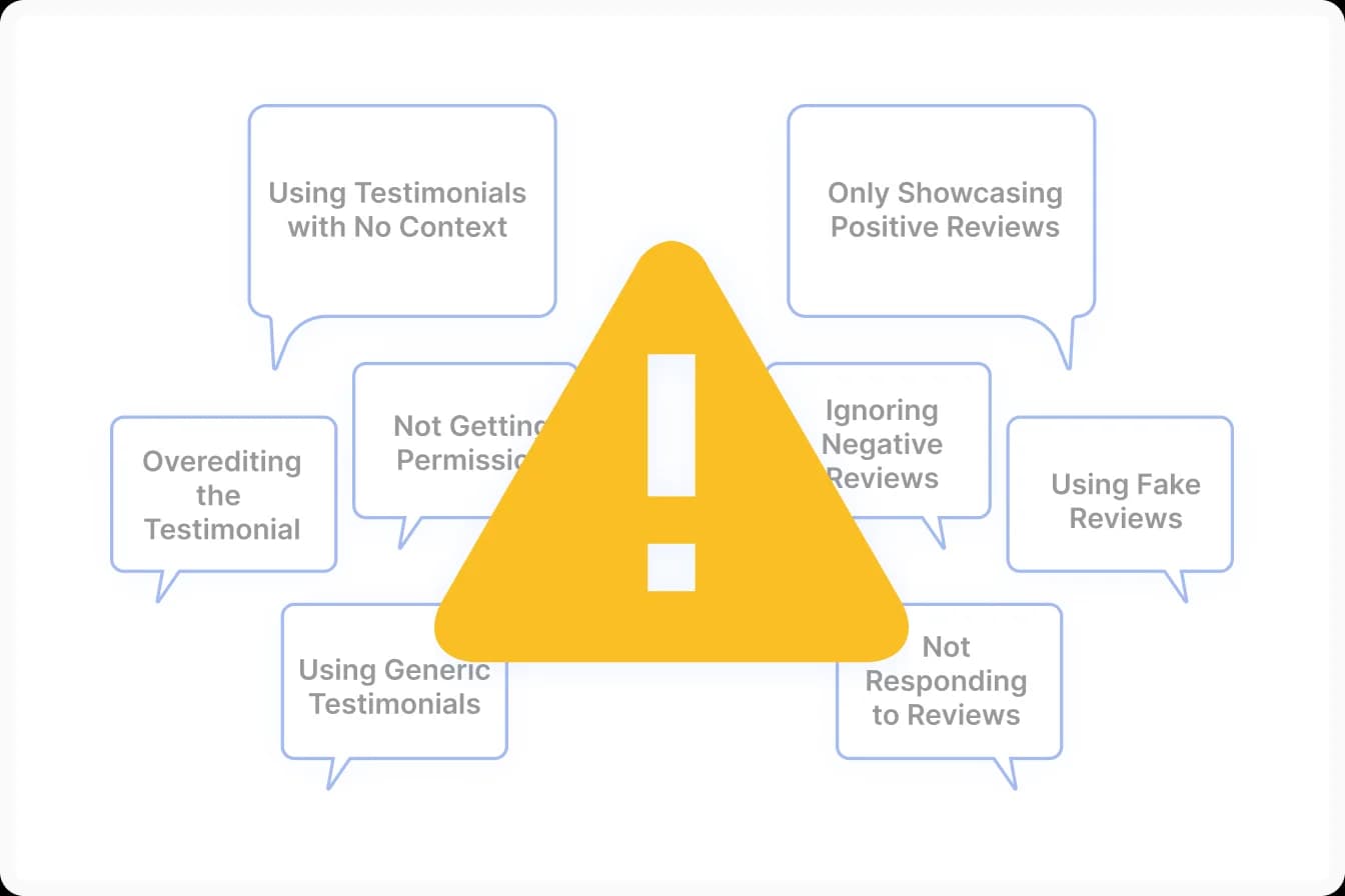 Mistakes to avoid with reviews vs testimonials