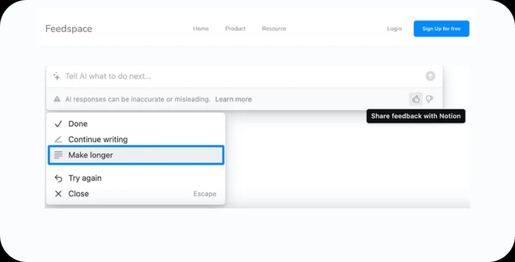 How Notion Takes Feedback On Its AI