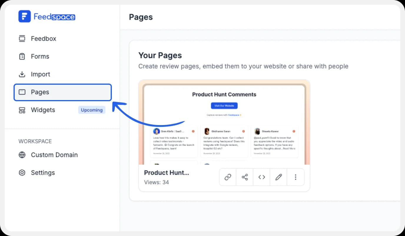 Embed Product Hunt Comments