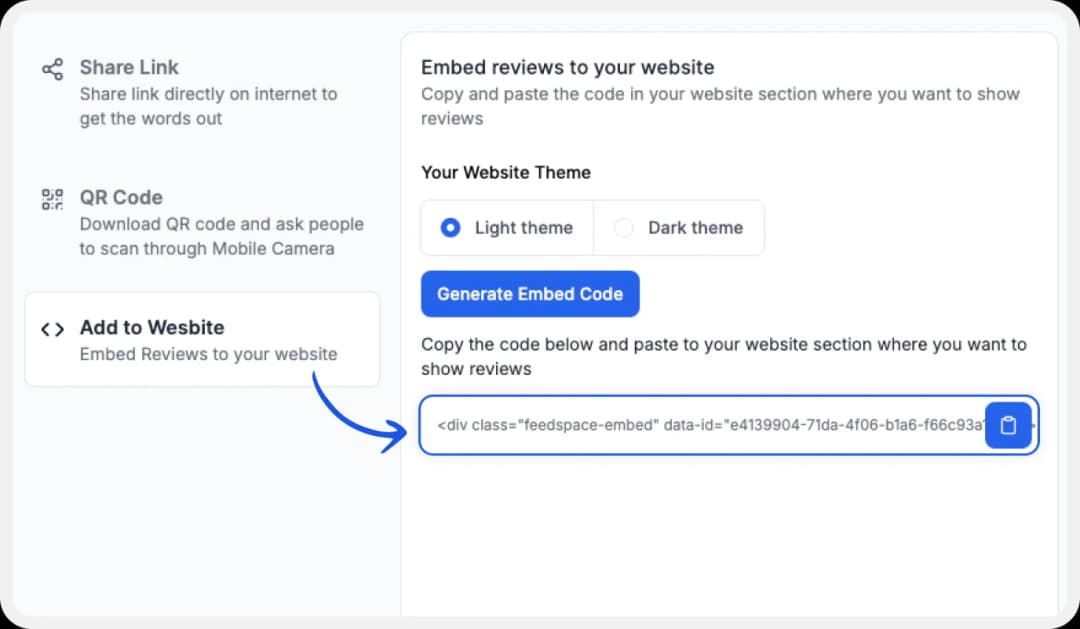 Embed Code for Airbnb Reviews
