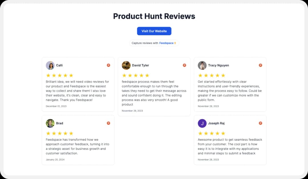How to add Product Hunt Reviews