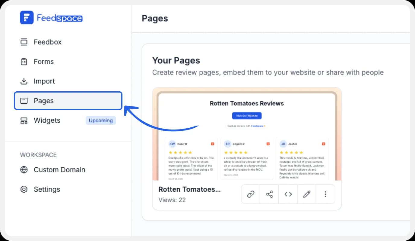dashboard Focus on Promote Button