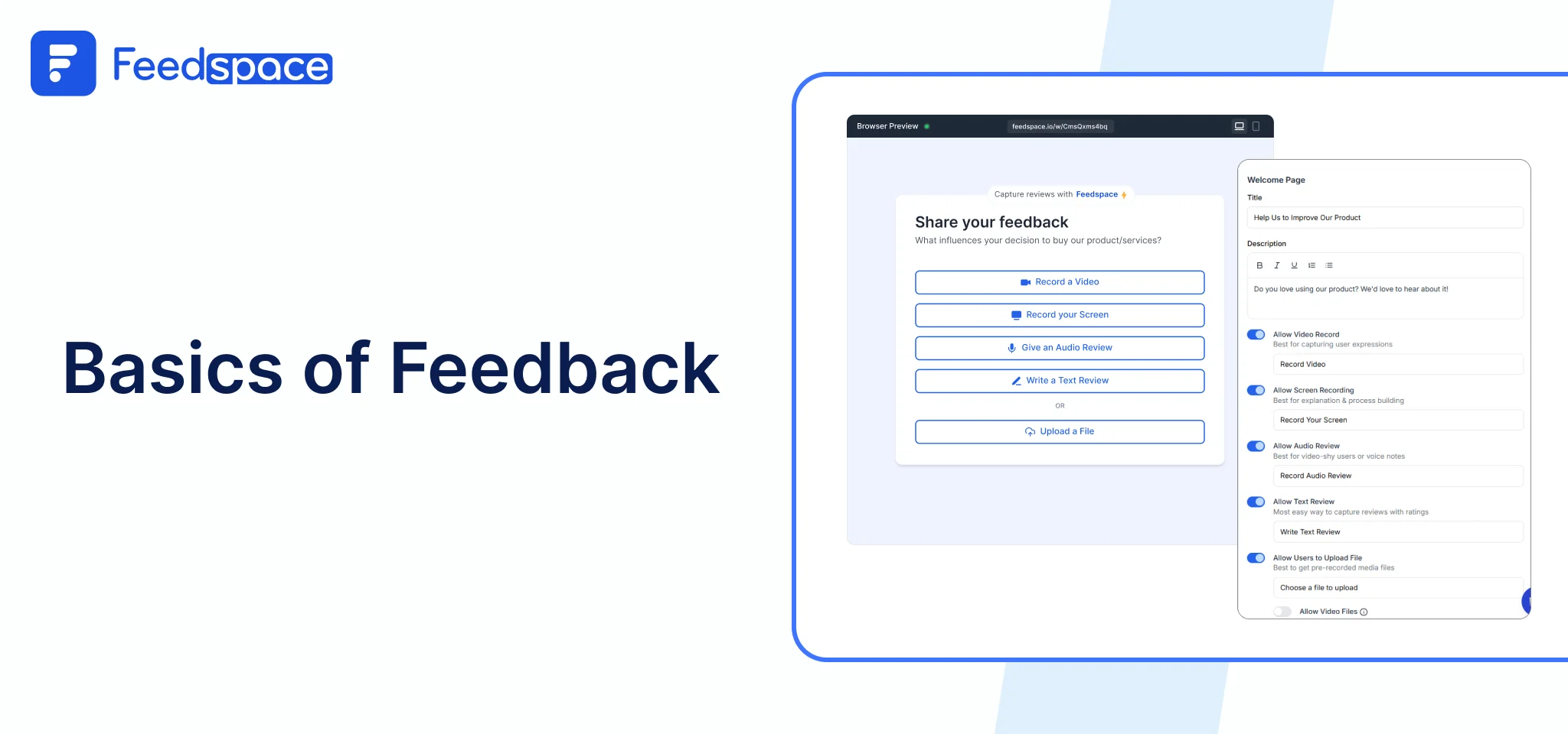 Feedback form template