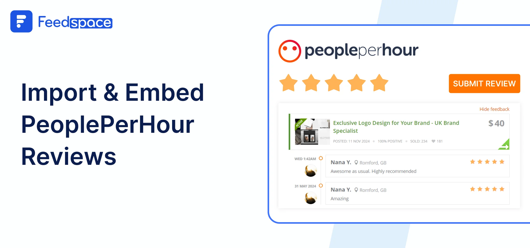 How to Embed PeoplePerHour reviews to your website