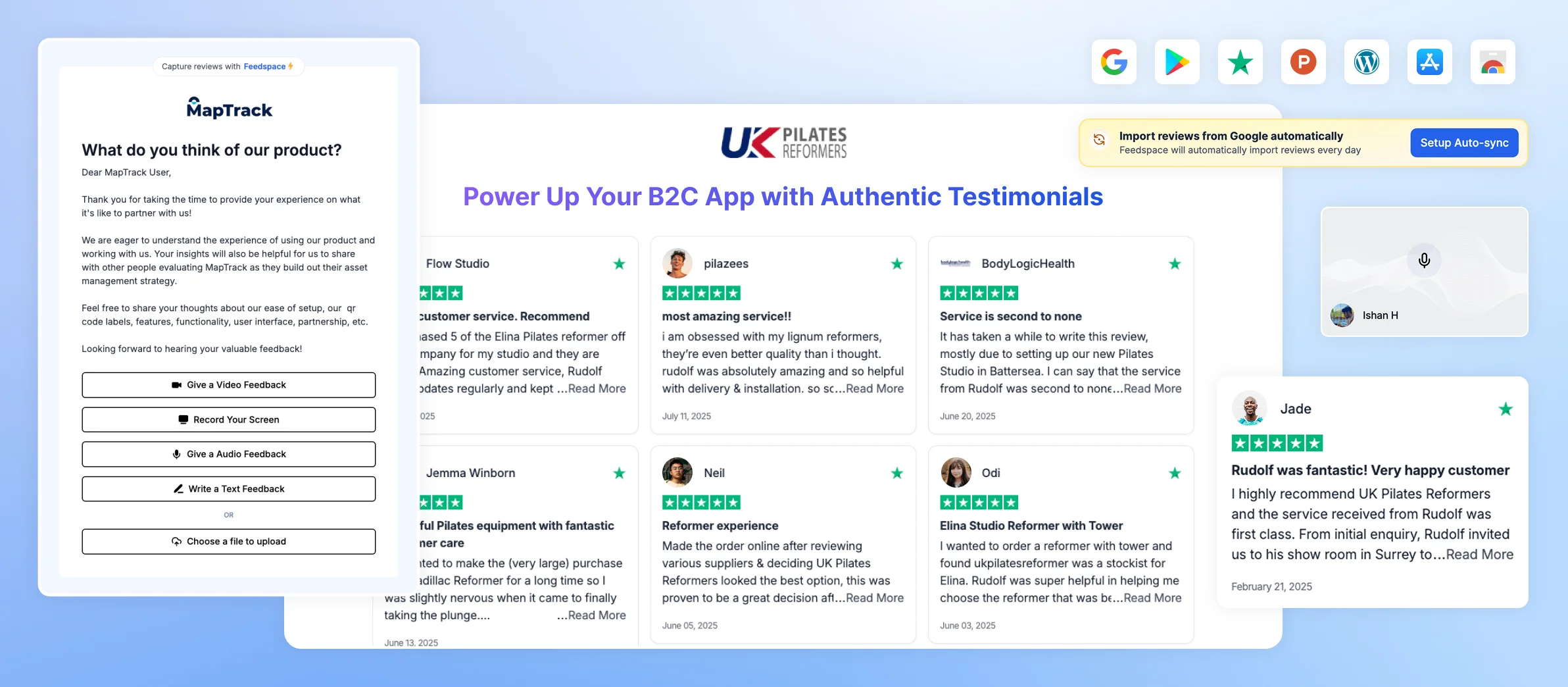 Feedspace for B2C Apps