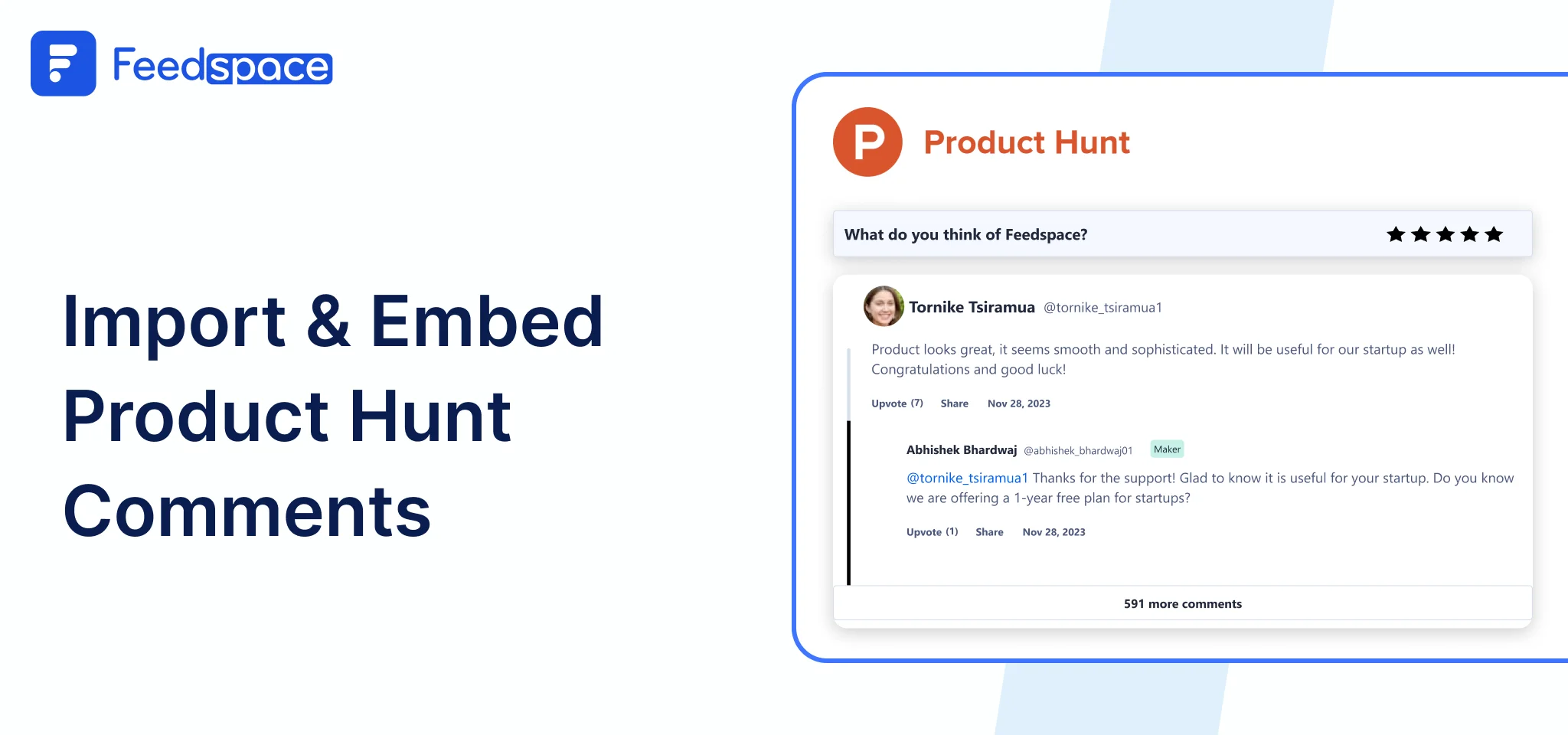 How to Import and Add Product Hunt Comments to your website