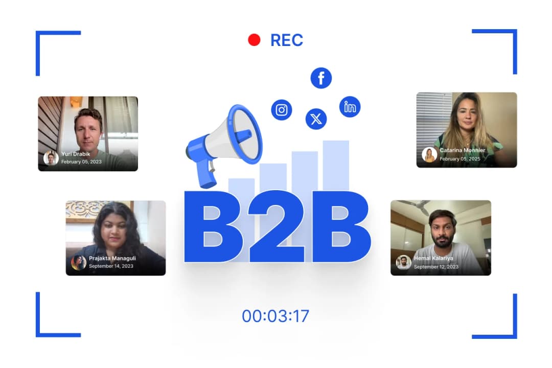 B2B testimonials videos