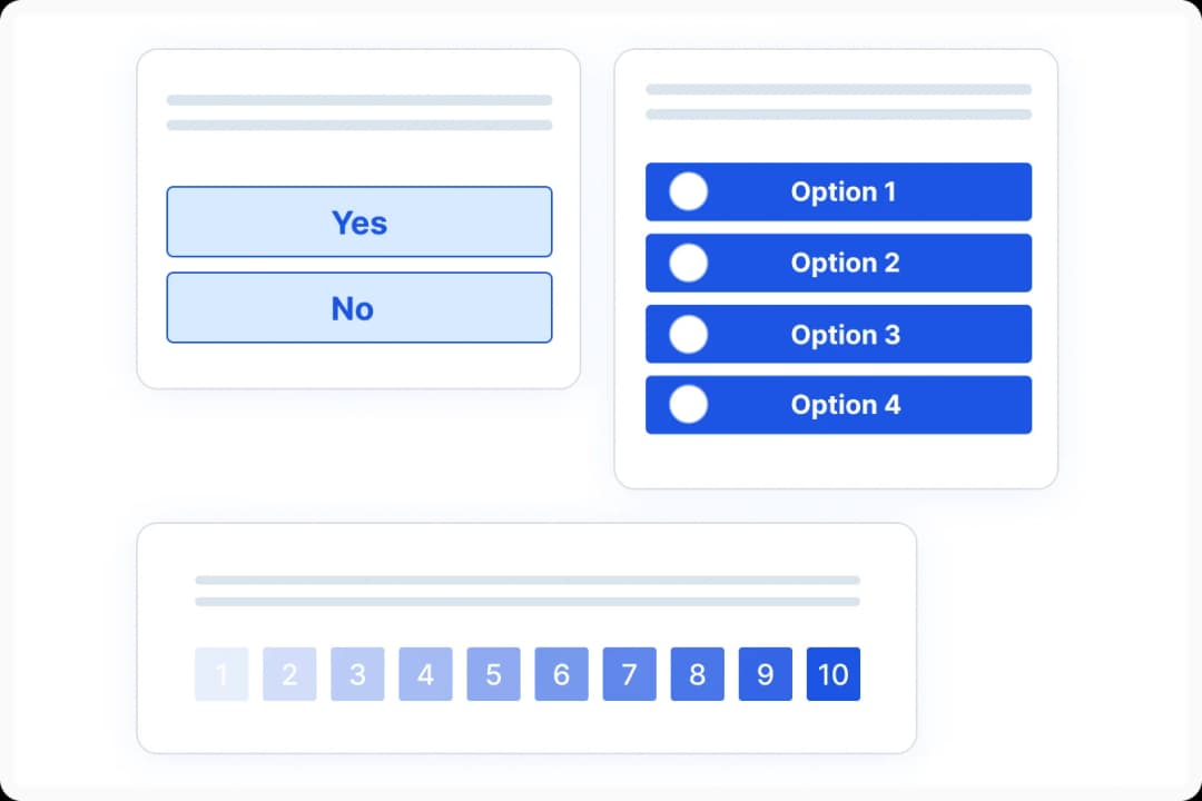Close ended customer feedback survey questions