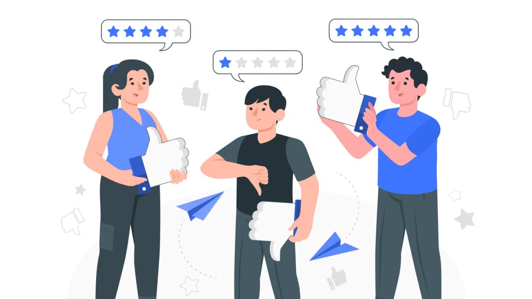 Use thumbs up/down feedback