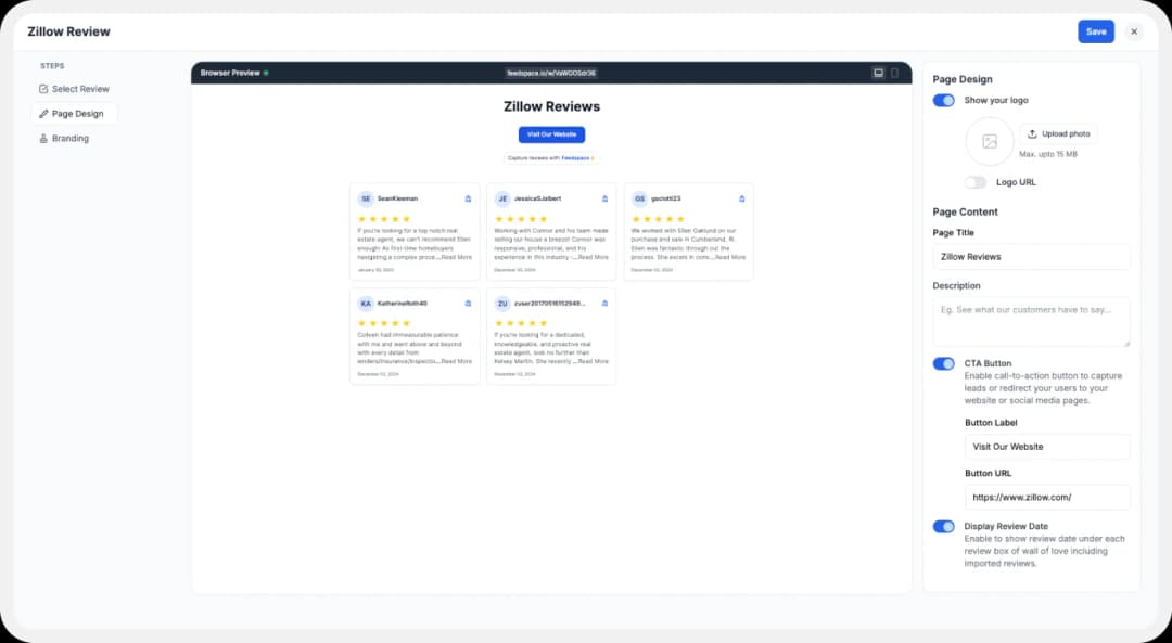 Customise Your Wall of Love