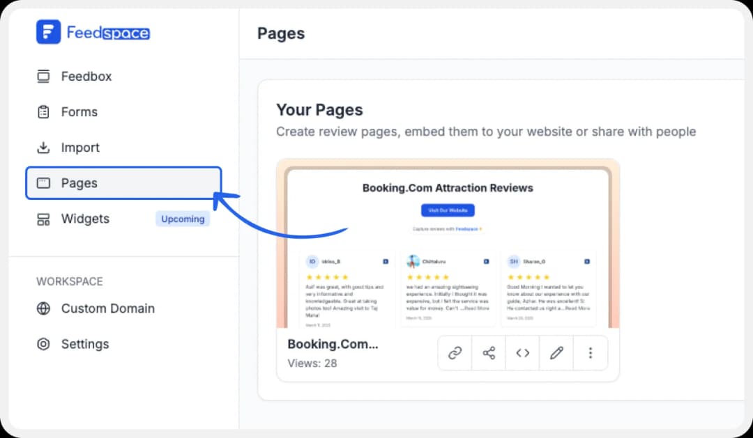 Focus on Promote Button in Interface