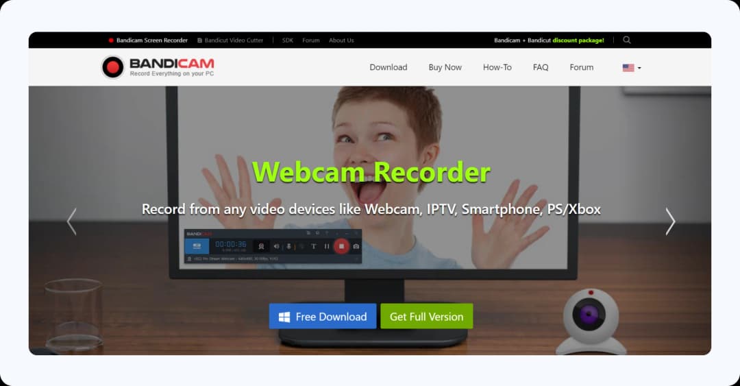 Screen recording Software - Bandicam