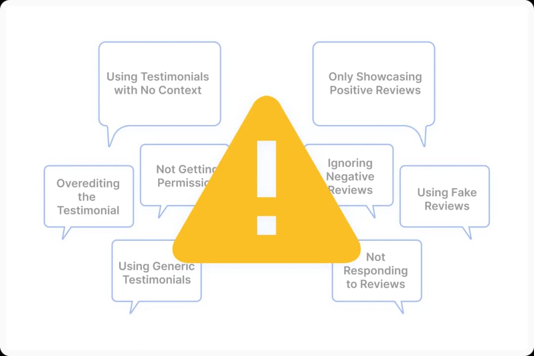 Mistakes to avoid with reviews vs testimonials