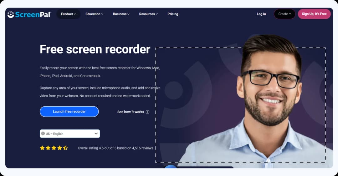 ScreenPal screen recording tool