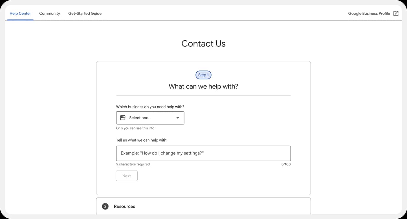 Business owner contacting Google Business Profile Support for missing reviews