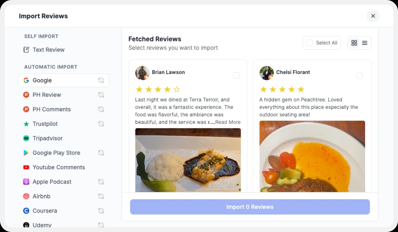 Import Apartments.com Review to Feedspace