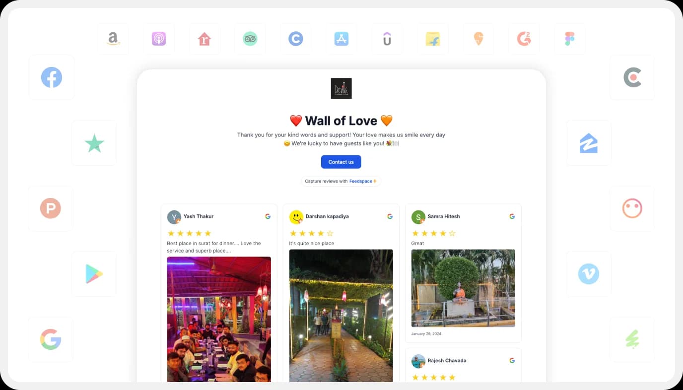 Embed Google reviews on your website to build trust and credibility